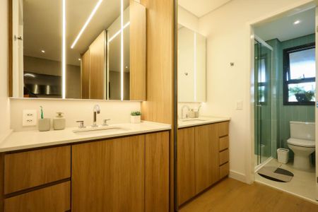 Apartamento para alugar com 93m², 2 quartos e 1 vagaBanheiro Suíte 1