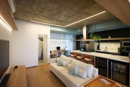 Apartamento para alugar com 93m², 2 quartos e 1 vagaSala