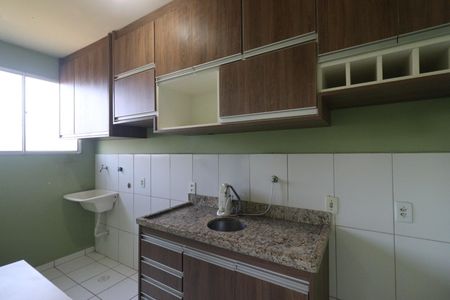 Cozinha de apartamento para alugar com 2 quartos, 48m² em Parque dos Lagos, Ribeirão Preto