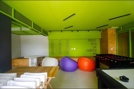 Apartamento para alugar com 44m², 2 quartos e sem vaga Apartamento para alugar com 44m², 2 quartos e sem vagaSalão de jogos