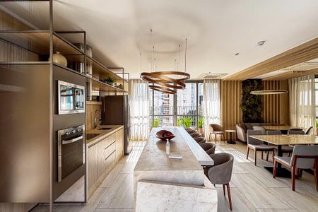 Apartamento para alugar com 43m², 1 quarto e 1 vagasalao de festa
