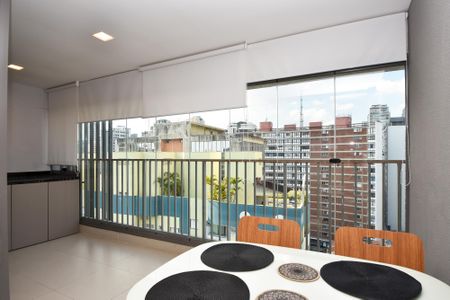 Apartamento para alugar com 43m², 1 quarto e 1 vagaSala de jantar varanda 