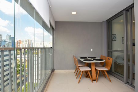 Apartamento para alugar com 43m², 1 quarto e 1 vagaSala de jantar varanda 
