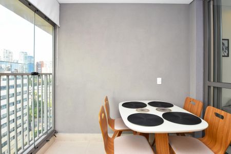 Apartamento para alugar com 43m², 1 quarto e 1 vagaSala de jantar varanda 