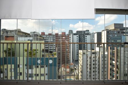Apartamento para alugar com 43m², 1 quarto e 1 vagavista Sala de jantar varanda 