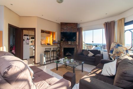 sala de casa à venda com 5 quartos, 267m² em Vila Nova, Porto Alegre