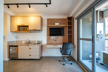 Studio para alugar com 24m², 1 quarto e sem vagaSala/Quarto