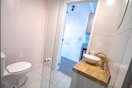 Studio para alugar com 24m², 1 quarto e sem vagaBanheiro
