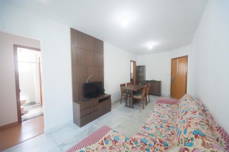 sala de apartamento à venda com 2 quartos, 63m² em Sion, Belo Horizonte