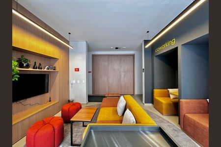 Apartamento para alugar com 27m², 1 quarto e sem vaga Apartamento para alugar com 27m², 1 quarto e sem vagaCoworking