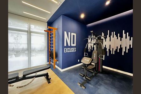 Apartamento para alugar com 27m², 1 quarto e sem vaga Apartamento para alugar com 27m², 1 quarto e sem vagaAcademia
