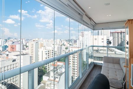 Varanda de apartamento para alugar com 2 quartos, 90m² em Consolação, São Paulo