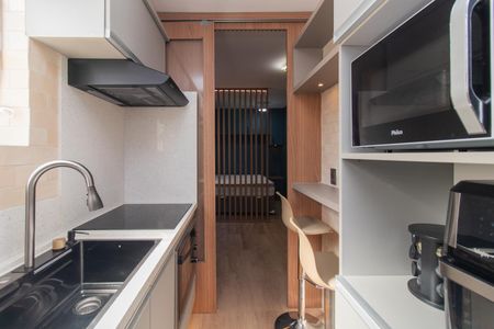 Apartamento à venda com 26m², 1 quarto e 1 vagaCozinha e Área de Serviço