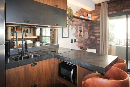 Studio à venda com 30m², 1 quarto e sem vaga Studio à venda com 30m², 1 quarto e sem vagaCozinha