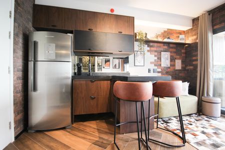 Studio à venda com 30m², 1 quarto e sem vaga Studio à venda com 30m², 1 quarto e sem vagaCozinha