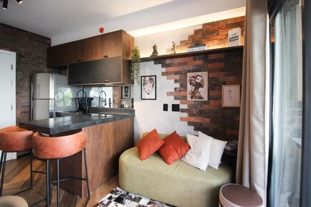 Studio à venda com 30m², 1 quarto e sem vaga Studio à venda com 30m², 1 quarto e sem vagaSuíte