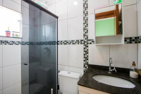 Casa à venda com 92m², 3 quartos e 2 vagasBanheiro do quarto 1
