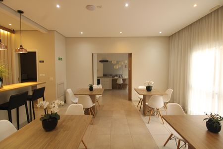 Apartamento para alugar com 28m², 1 quarto e sem vagaÁrea comum - Salão de festas