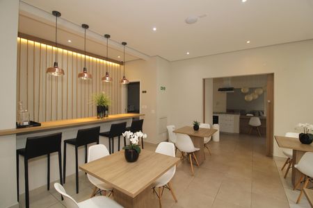 Apartamento para alugar com 28m², 1 quarto e sem vagaÁrea comum - Salão de festas