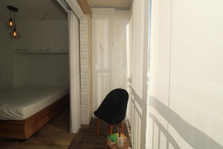 Varanda do Studio de apartamento para alugar com 1 quarto, 28m² em Liberdade, São Paulo