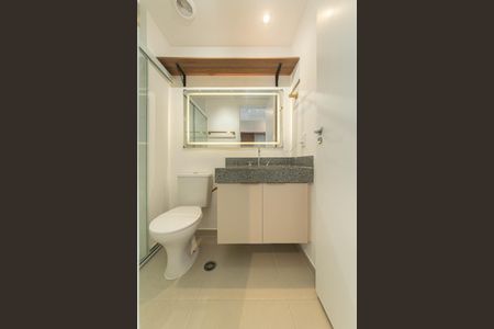 Studio para alugar com 30m², 1 quarto e sem vaga Studio para alugar com 30m², 1 quarto e sem vagaBanheiro