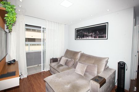 Sala de apartamento à venda com 2 quartos, 53m² em Jardim Monte Libano, Santo André