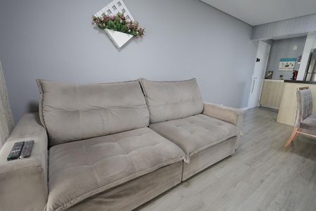 Sala de apartamento à venda com 3 quartos, 77m² em Campestre, Santo André