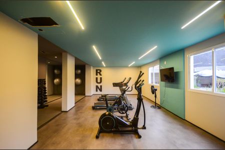 Apartamento para alugar com 36m², 2 quartos e sem vaga Apartamento para alugar com 36m², 2 quartos e sem vagaÁrea comum - Academia