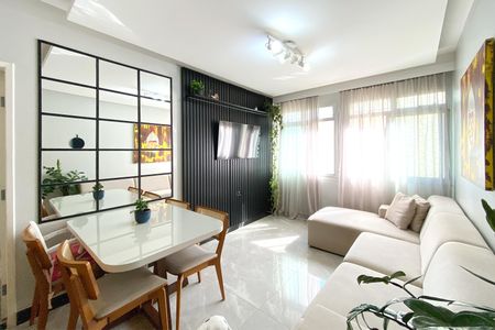 Sala de apartamento para alugar com 3 quartos, 88m² em Serra, Belo Horizonte