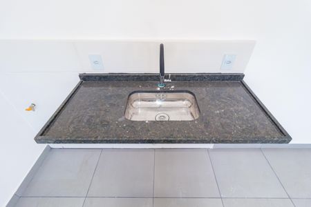 Detalhe - Cozinha de apartamento para alugar com 1 quarto, 37m² em Belenzinho, São Paulo