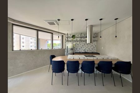 Studio à venda com 25m², 1 quarto e sem vagaSalão Gourmet 