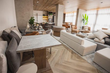 Studio à venda com 25m², 1 quarto e sem vagaÁrea Gourmet