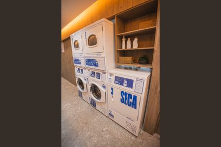Studio à venda com 25m², 1 quarto e sem vagaLavanderia 