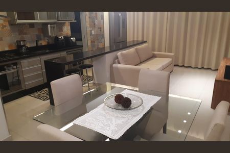 Sala de Jantar de apartamento à venda com 3 quartos, 100m² em Padre Osvaldo B Pena, Nova Lima