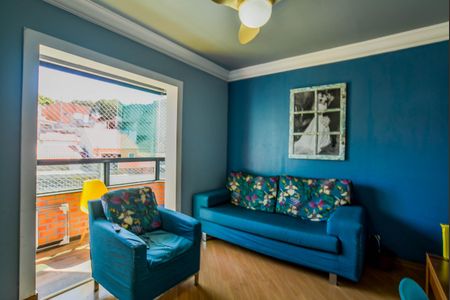 Sala de apartamento para alugar com 2 quartos, 63m² em Jardim Rina, Santo André
