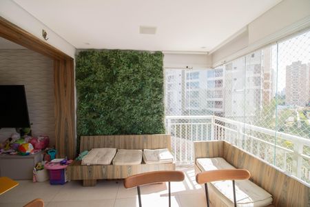 VARANDA DA SALA de apartamento para alugar com 3 quartos, 105m² em Água Branca, São Paulo