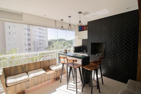 VARANDA DA SALA de apartamento para alugar com 3 quartos, 105m² em Água Branca, São Paulo