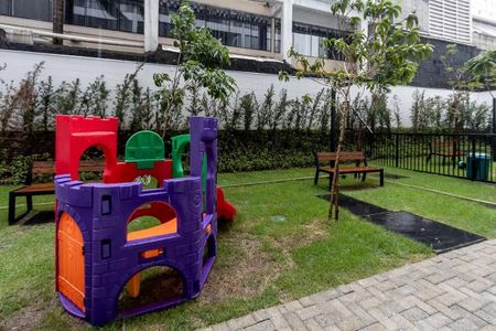 Studio para alugar com 26m², 1 quarto e sem vaga Studio para alugar com 26m², 1 quarto e sem vagaÁrea comum - Playground