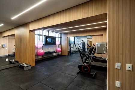 Studio para alugar com 26m², 1 quarto e sem vaga Studio para alugar com 26m², 1 quarto e sem vagaÁrea comum - Academia