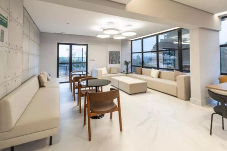 Studio para alugar com 26m², 1 quarto e sem vaga Studio para alugar com 26m², 1 quarto e sem vagaÁrea comum - Salão de festas