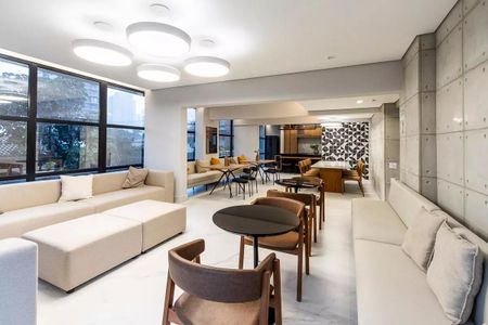 Studio para alugar com 26m², 1 quarto e sem vaga Studio para alugar com 26m², 1 quarto e sem vagaÁrea comum - Salão de festas