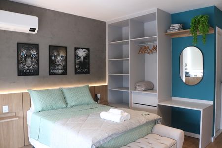 Studio para alugar com 26m², 1 quarto e sem vagaQuarto