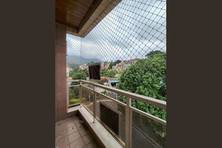 Varanda da Sala de apartamento à venda com 1 quarto, 60m² em Tijuca, Rio de Janeiro