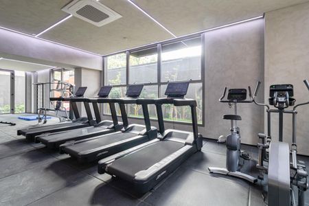 Studio para alugar com 24m², 1 quarto e sem vaga Studio para alugar com 24m², 1 quarto e sem vagaÁrea comum - Academia
