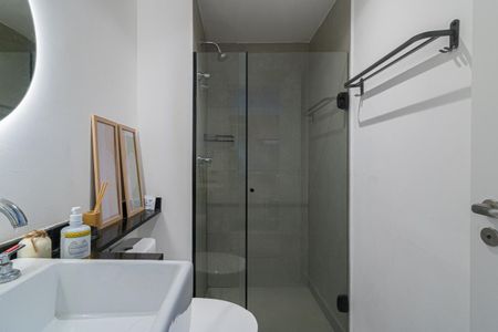 Studio para alugar com 24m², 1 quarto e sem vaga Studio para alugar com 24m², 1 quarto e sem vagaBanheiro