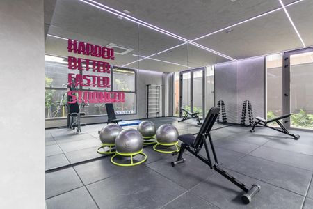 Studio para alugar com 24m², 1 quarto e sem vaga Studio para alugar com 24m², 1 quarto e sem vagaÁrea comum - Academia