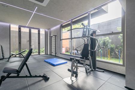 Studio para alugar com 24m², 1 quarto e sem vaga Studio para alugar com 24m², 1 quarto e sem vagaÁrea comum - Academia