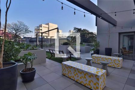 Área Comum - Churrasqueira 2 de apartamento à venda com 1 quarto, 30m² em Pinheiros, São Paulo
