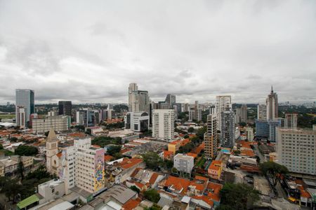 Vista da Varanda de apartamento para alugar com 1 quarto, 30m² em Pinheiros, São Paulo