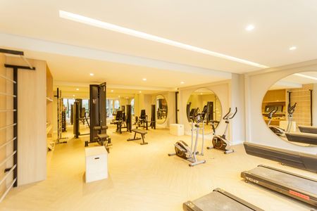 Studio para alugar com 27m², 1 quarto e sem vaga Studio para alugar com 27m², 1 quarto e sem vagaÁrea comum - Academia